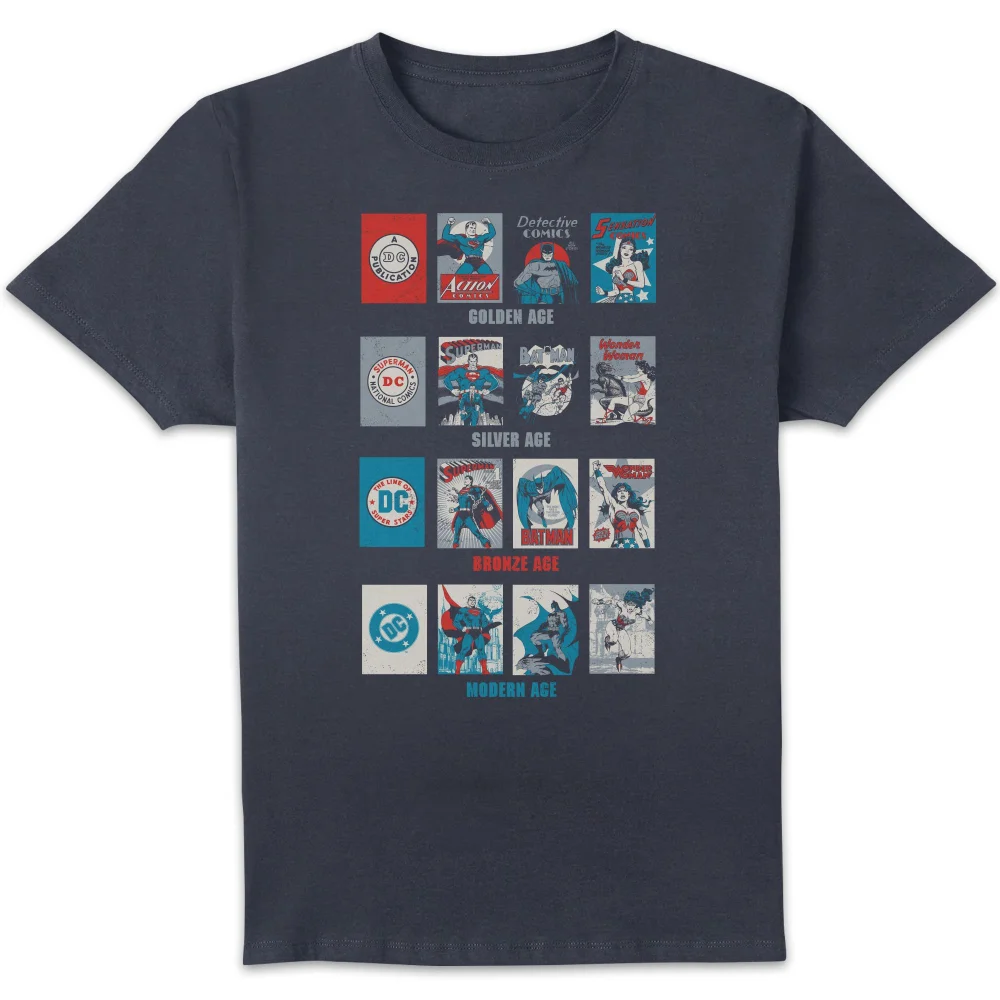 DC Comics Justice League Through The Ages Unisex T-Shirt - Navy - S Bild 1