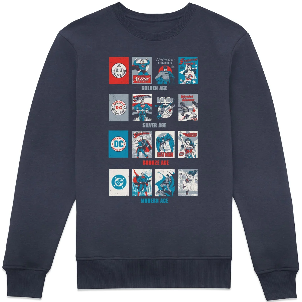 DC Comics Justice League Through The Ages Sweatshirt - Navy - XS Bild 1