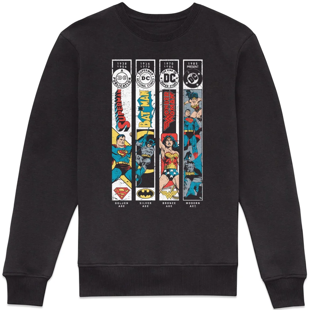 DC Comics Justice League Timeline Sweatshirt - Black - XS Bild 1