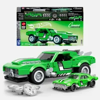 Mattel Brick Shop Hot Wheels Speed Custom 68 Camaro Building Set