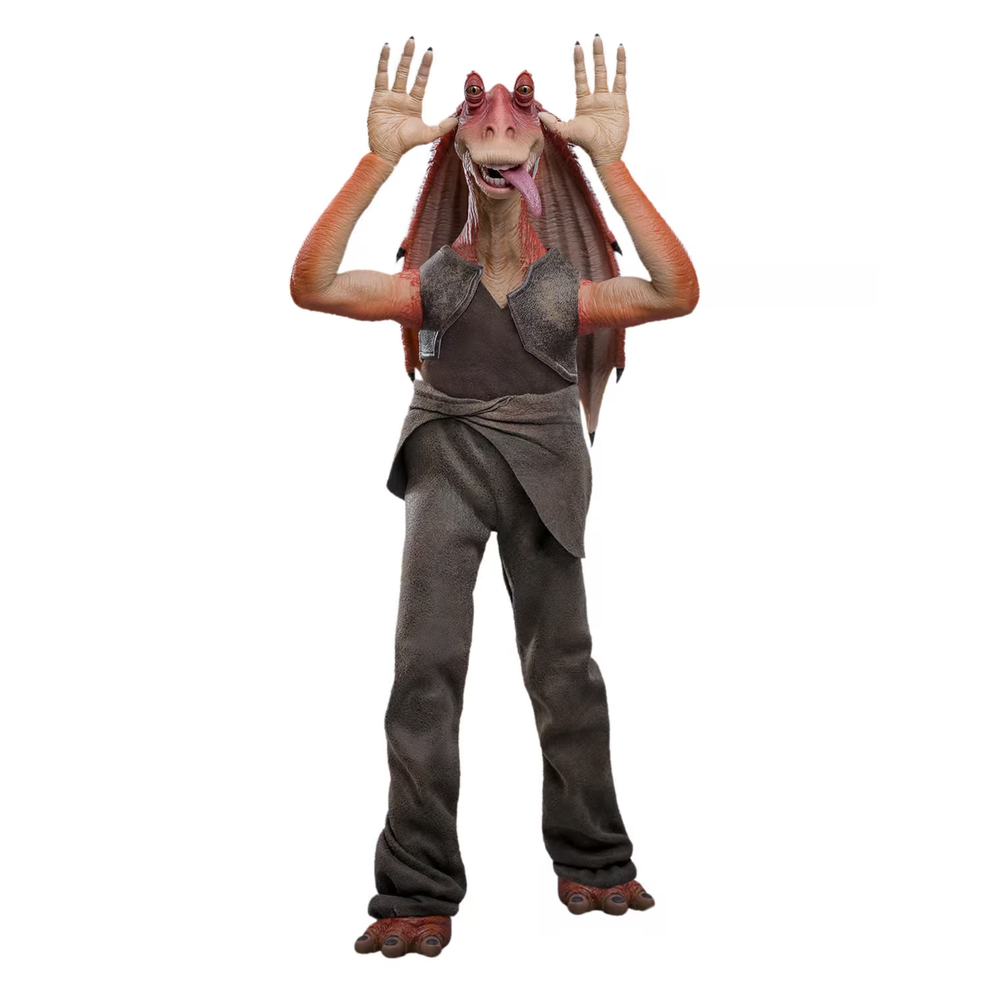 Hot Toys Star Wars The Phantom Menace 1/6 Jar Jar Binks Figure Bild 1