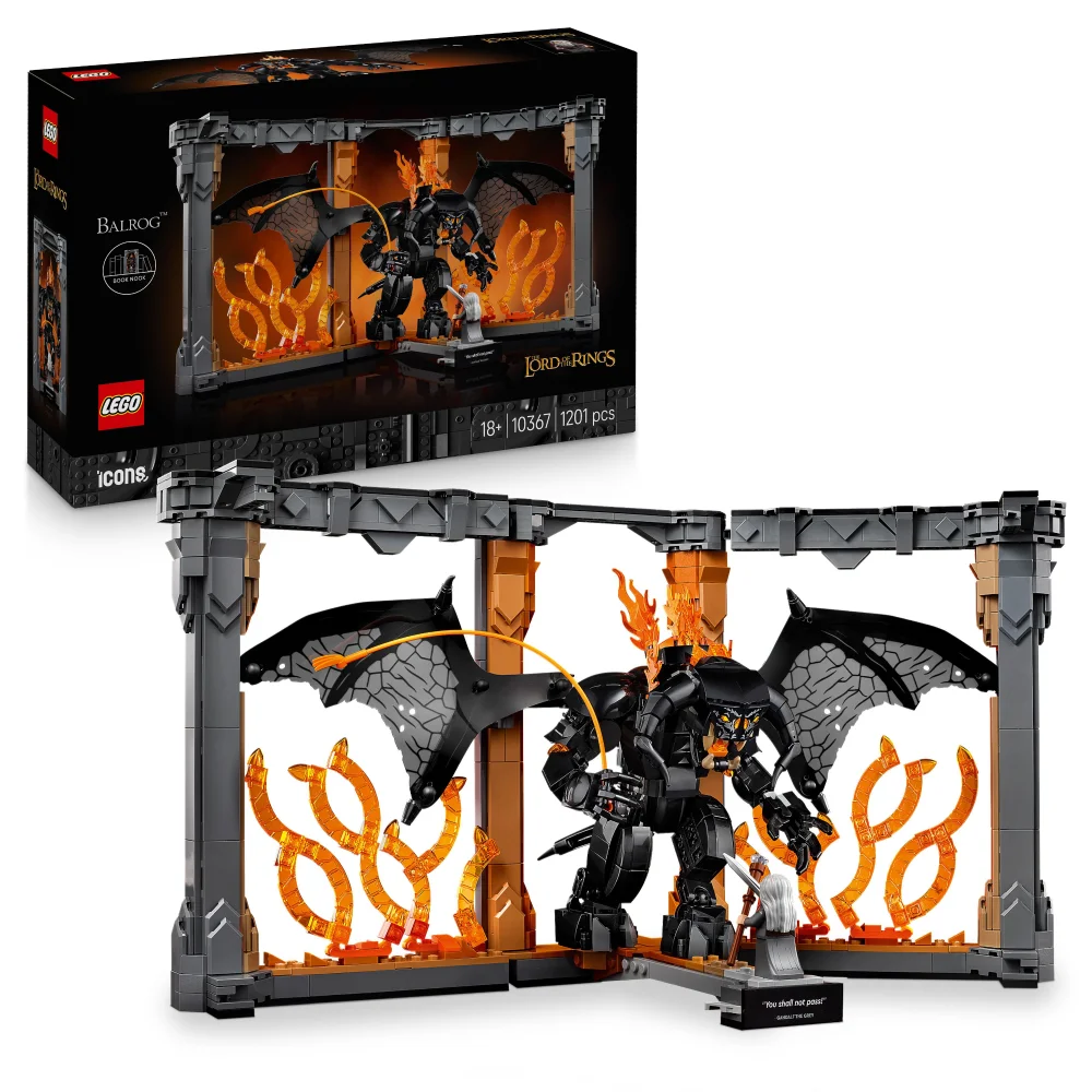 LEGO Icons The Lord of the Rings: Balrog Book Nook Set 10367 Bild 1