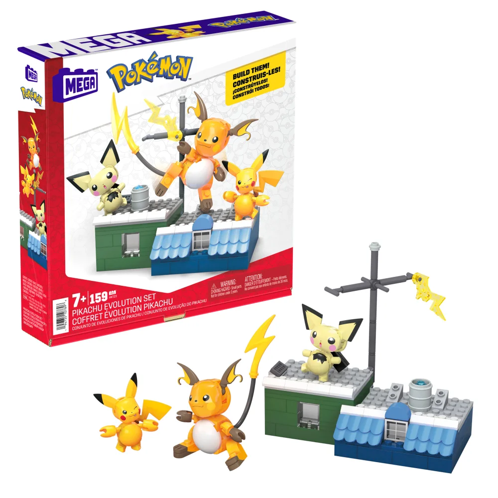 MEGA Pokémon Pikachu Evolution Set Bild 1