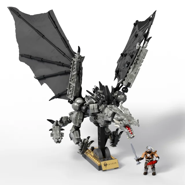 MEGA Skyrim Alduin The World Eater Construction Set