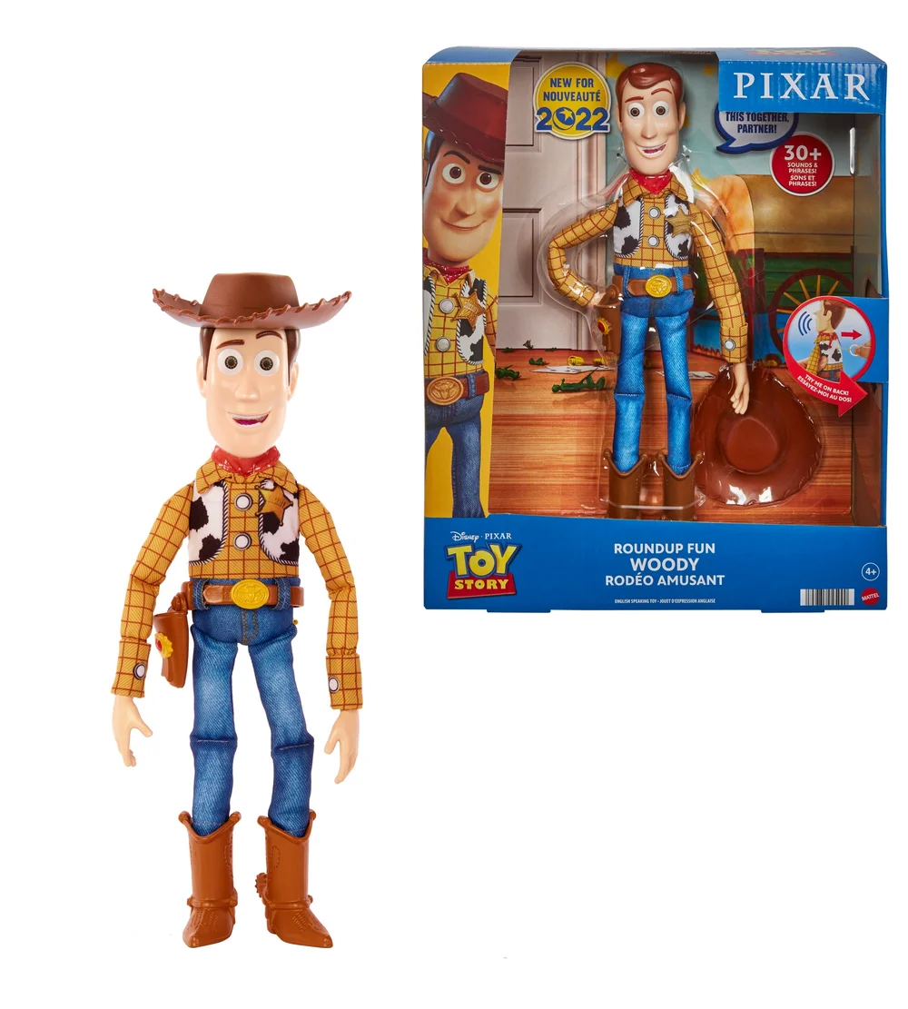 Disney Pixar Toy Story Roundup Fun Woody Feature Figure Bild 1