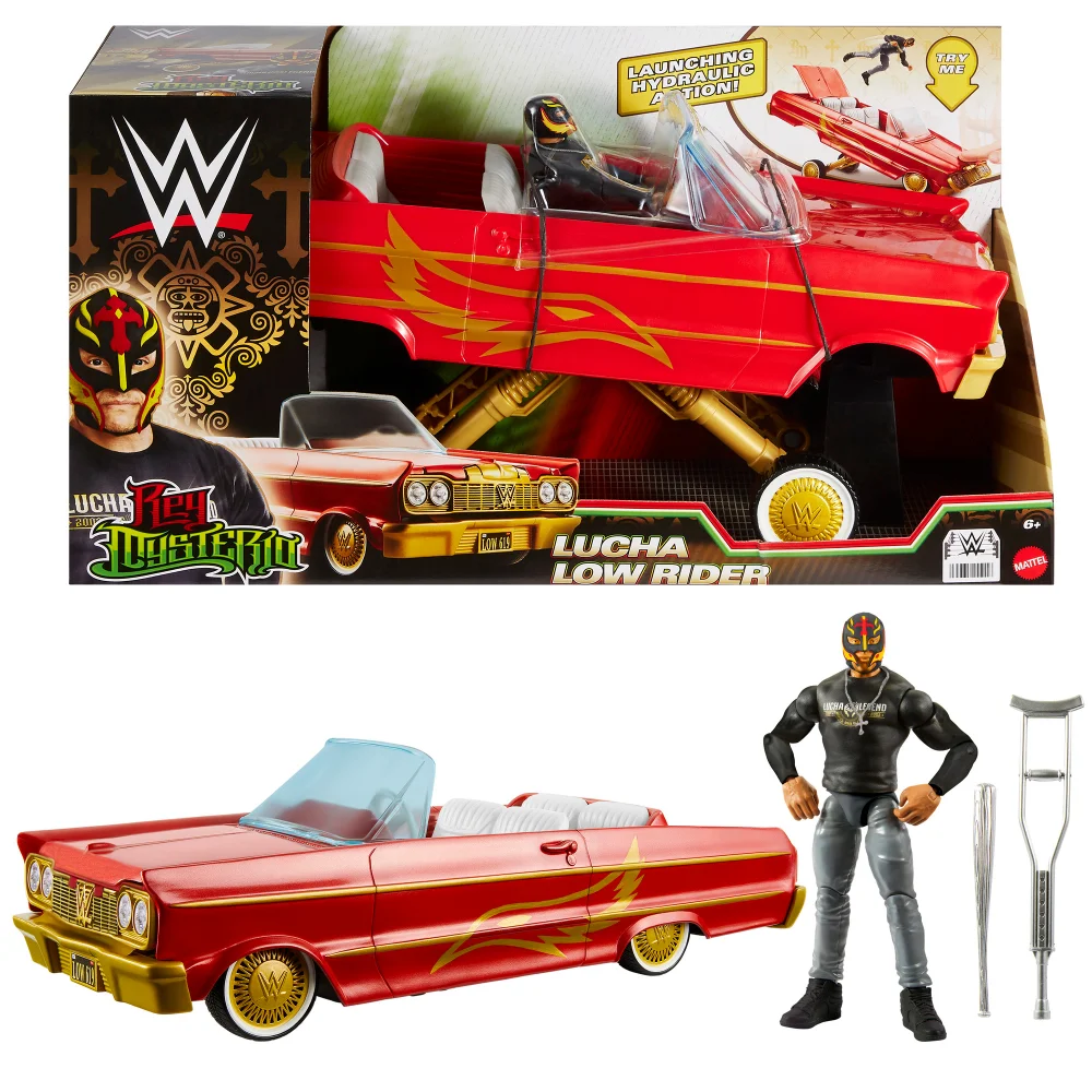 WWE 6" Rey Mysterio Lucha Low Rider Vehicle Bild 1