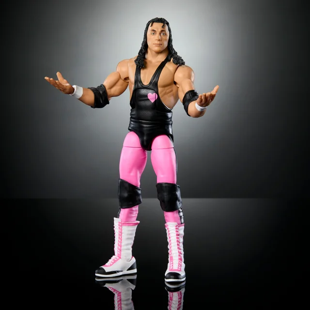 WWE Elite Premium Live Event WrestleMania Bret Hart Action Figure (6")