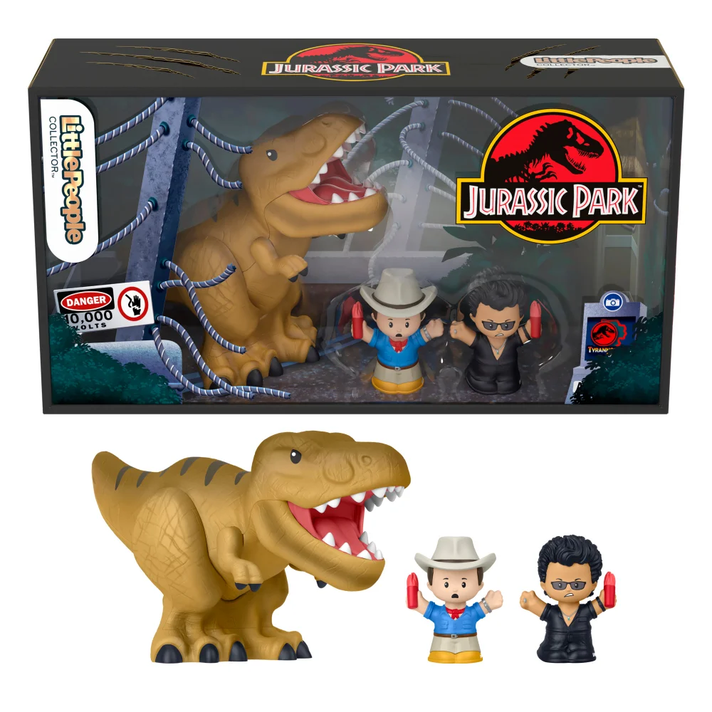 Little People Collector Jurassic Park 3-Pack Minifigures Bild 1