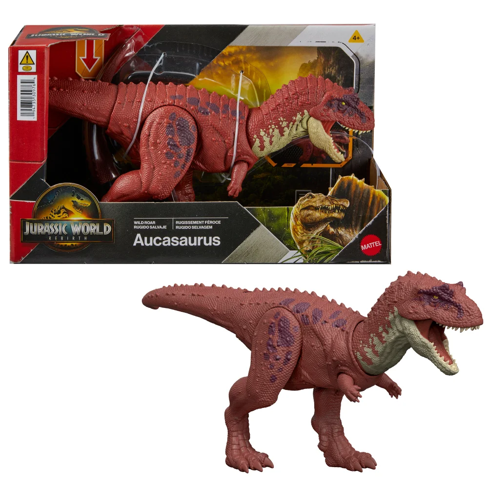 Jurassic World Saga Wild Roar: Aucasaurus Dinosaur Figure Bild 1