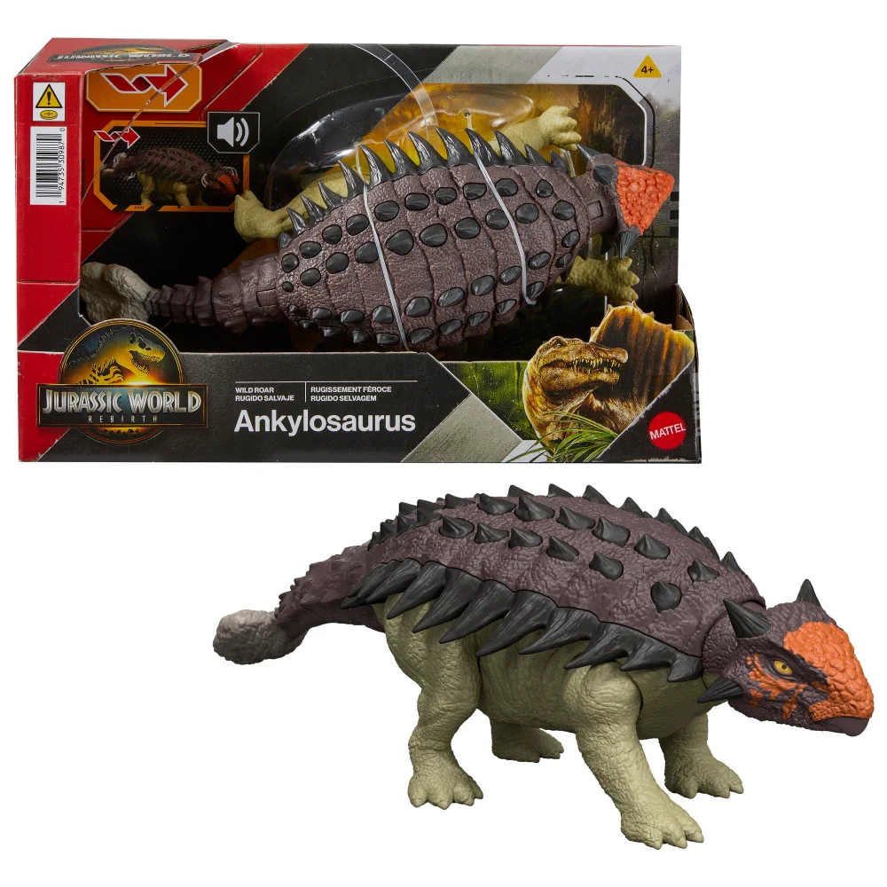 Jurassic World Saga Wild Roar: Ankylosaurus Dinosaur Figure Bild 1