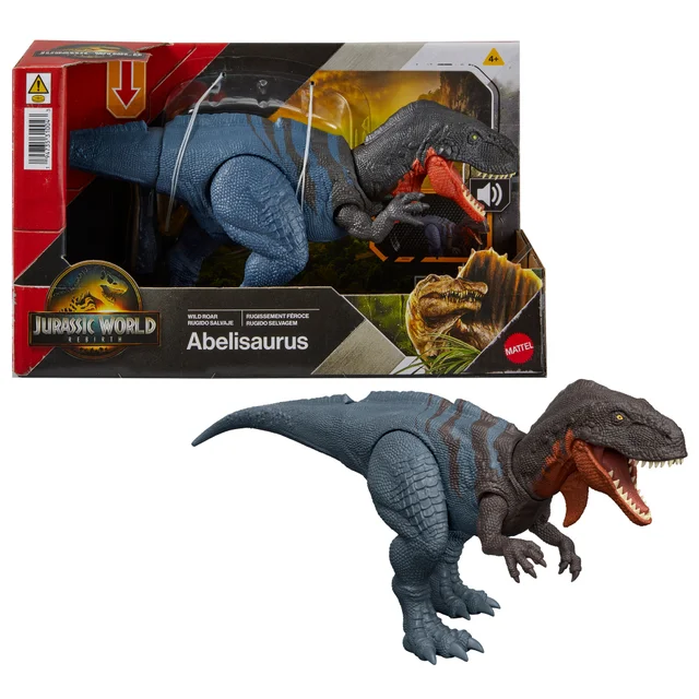 Jurassic World Saga Wild Roar: Abelisaurus Dinosaur Figure