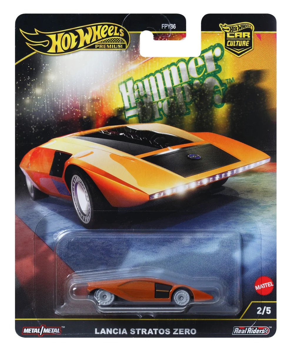 Hot Wheels Premium Car Hammer Drop Lancia Stratos Zero Bild 1