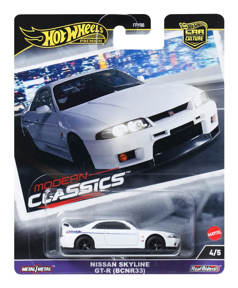 Hot Wheels Premium Car Modern Classics Nissan Skyline R-33 Bild 1