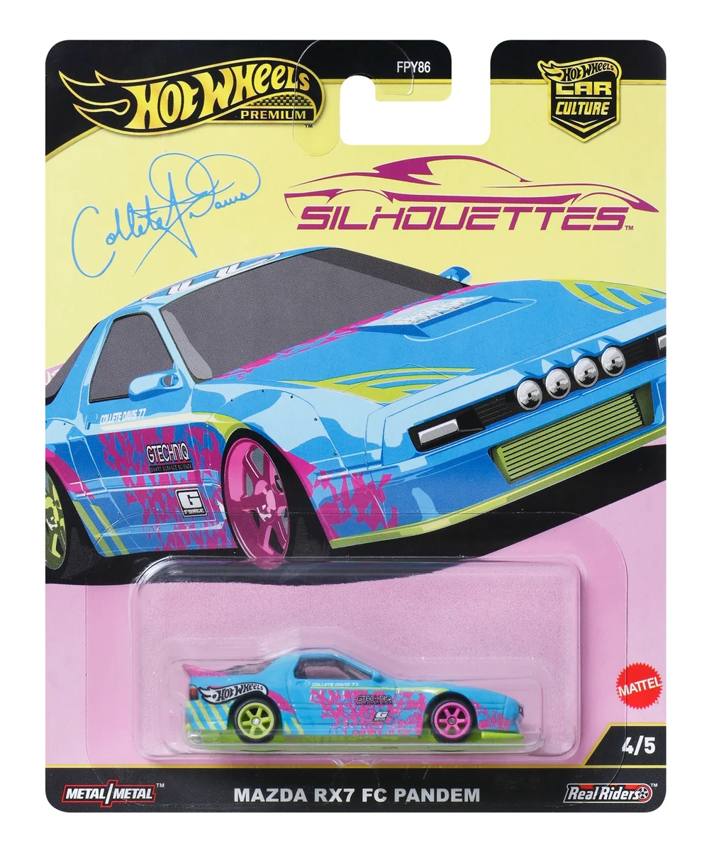 Hot Wheels Premium Car Silhouettes Mazda RX7 FC Pandem Bild 1