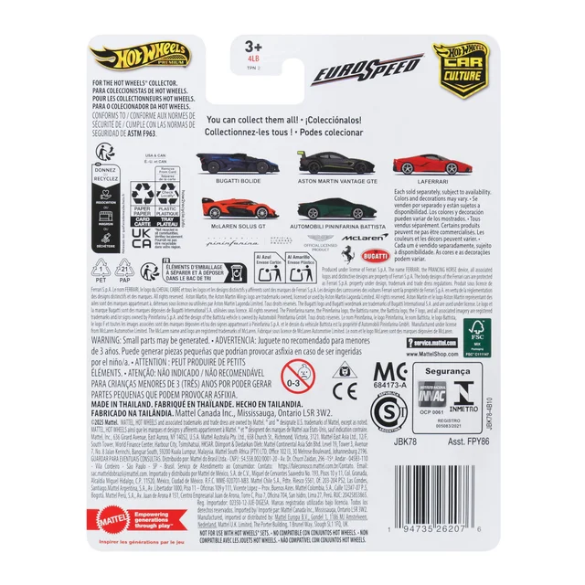 Hot Wheels Premium Car Eurospeed McLaren Solus GT