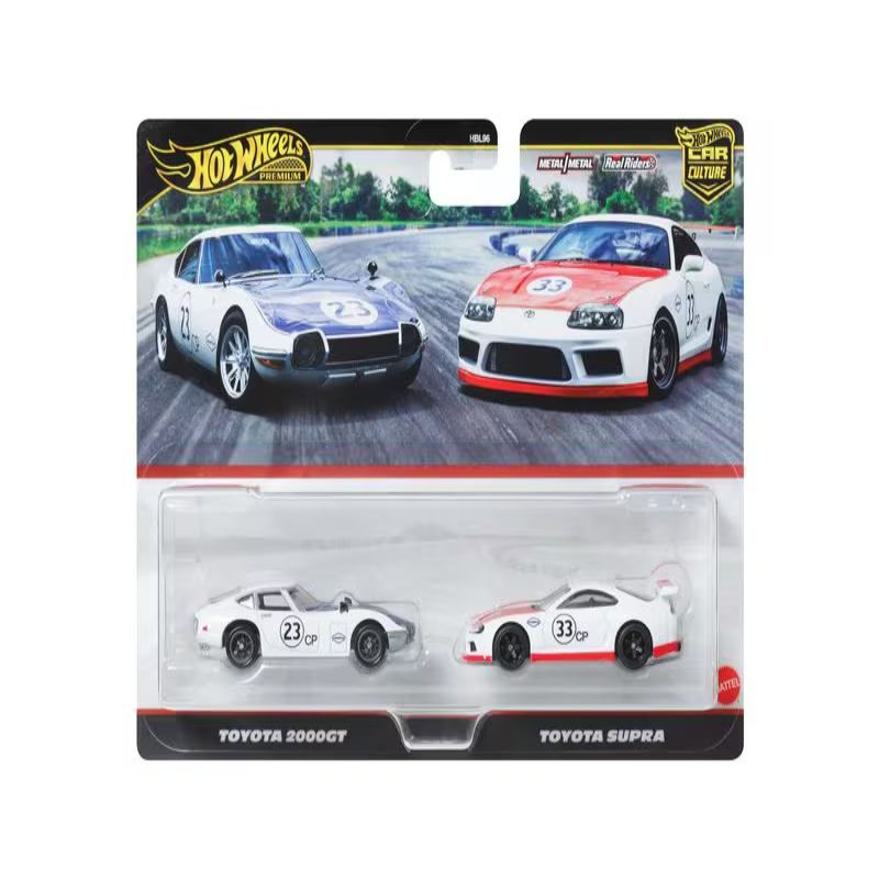 Hot Wheels Premium 2-Pack 2025 Mix 3 Toyota Supra & Toyota 2000 GT Bild 1