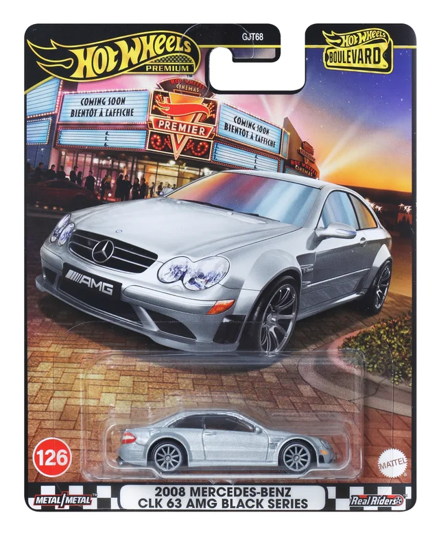 Hot Wheels Premium Boulevard Mix 3 Mercedes-Benz CLK 63 AMG Black Series