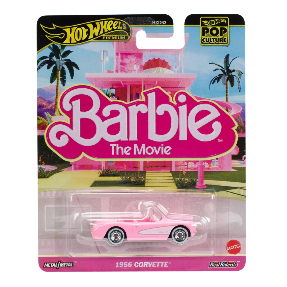 Hot Wheels Premium Pop Culture Barbie Movie Corvette Bild 1