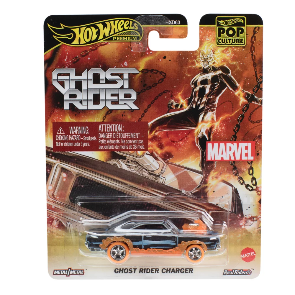 Hot Wheels Premium Pop Culture Marvel Ghost Rider Charger Bild 1