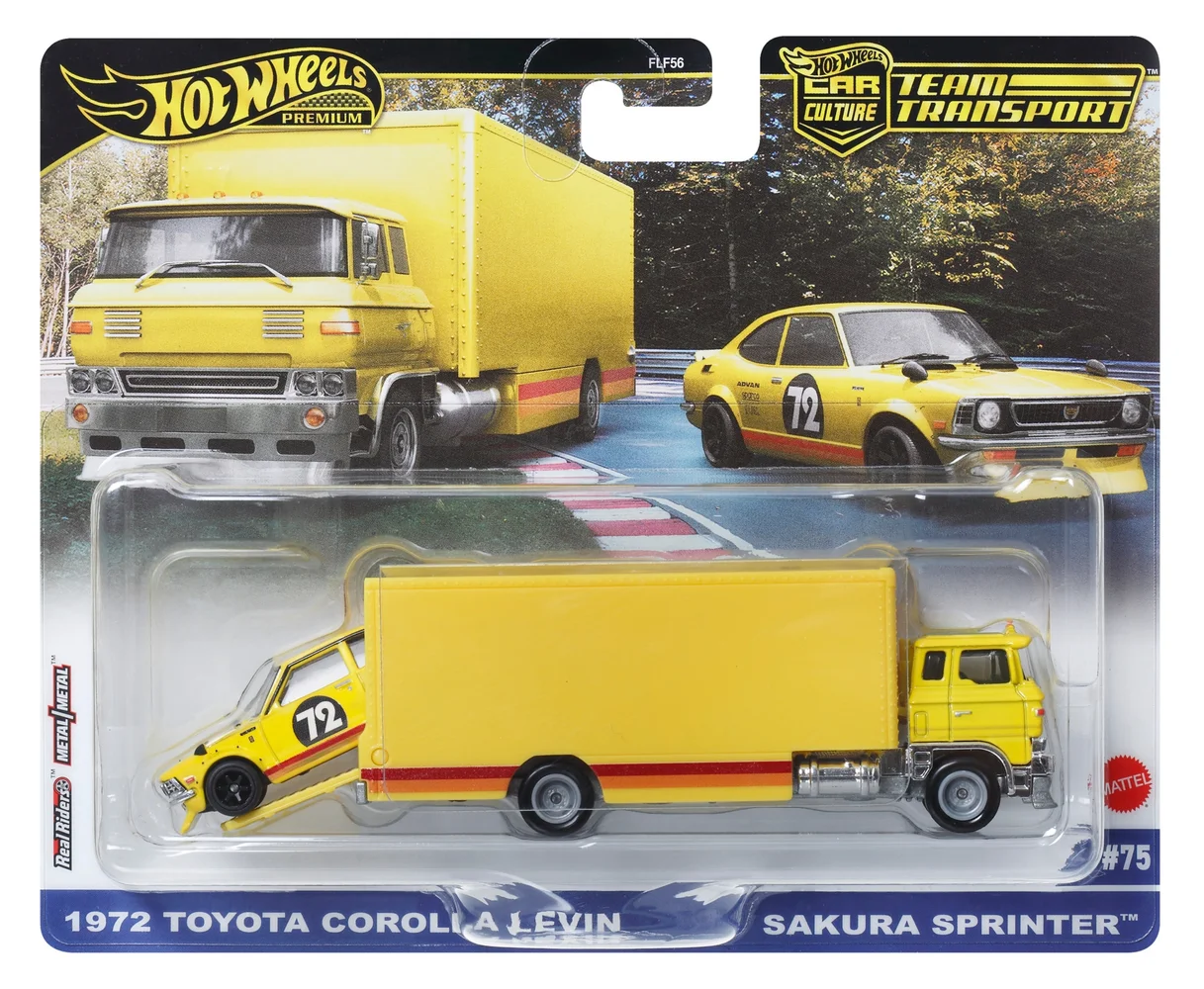 Hot Wheels Premium Team Transport Mix 1 72 Toyota Corolla Levin Bild 1