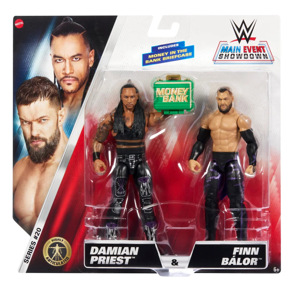 WWE Main Event Showdown 2-Pack Series 20 Damian Preist & Finn Balor Action Figures (6") Bild 1