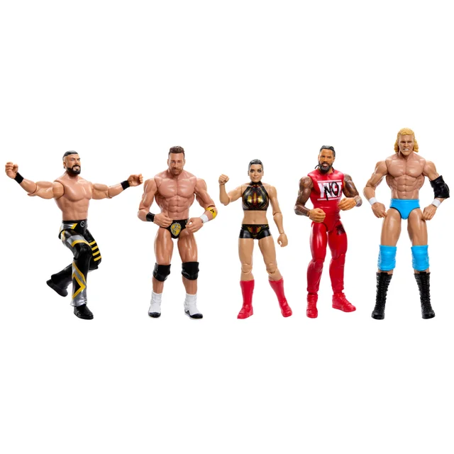 WWE Main Event Series 155 Complete 5-Pack Action Figure Bundle (6")