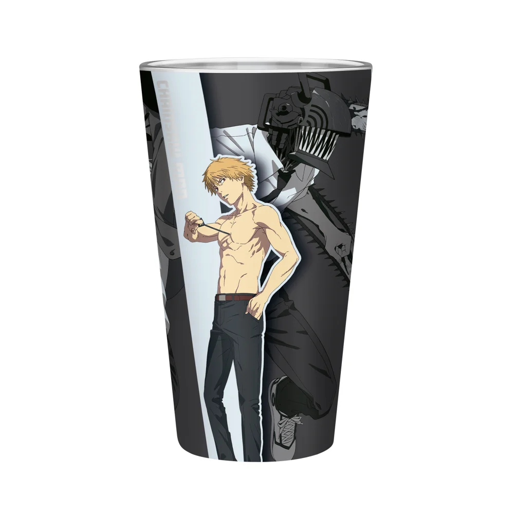 Chainsaw Man Trio 400ml Glass Bild 1