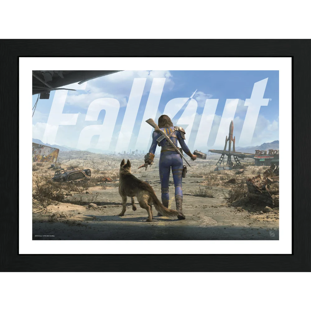 Fallout Female Sole Survivor 30 x 40cm Framed Collector Print Bild 1