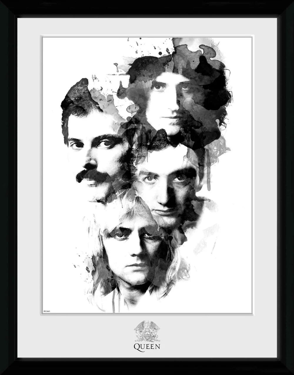 Queen Faces 30 x 40cm Framed Collector Print Bild 1