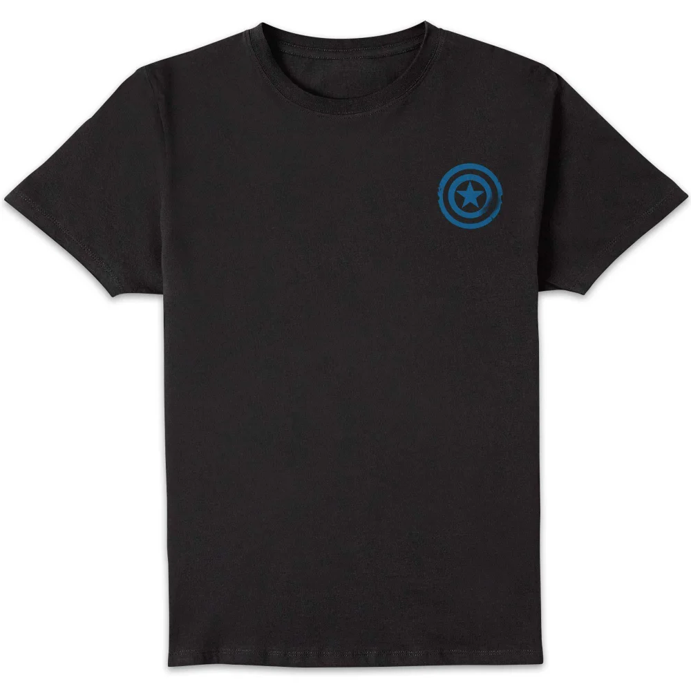 Marvel Rivals Captain America Unisex T-Shirt - Black - S Bild 1