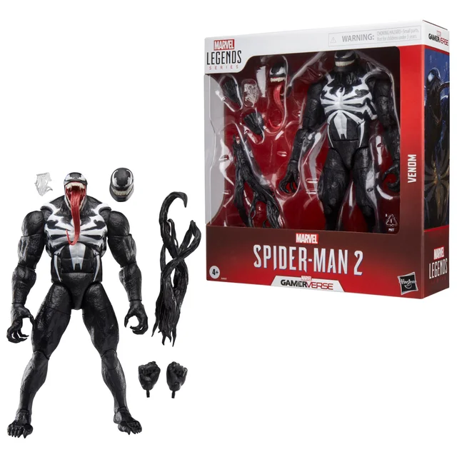 Hasbro Marvel Legends Series Gamerverse Venom, Spider-Man 2 Video Game 6" Scale Action Figure