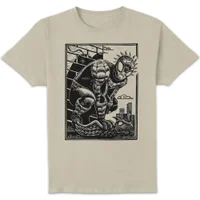 Marvel Spiderman Line Art Unisex T-Shirt - Cream