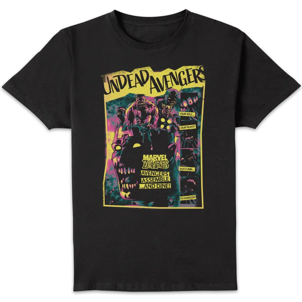 Marvel Undead Avengers Unisex T-Shirt - Black - XL Bild 1