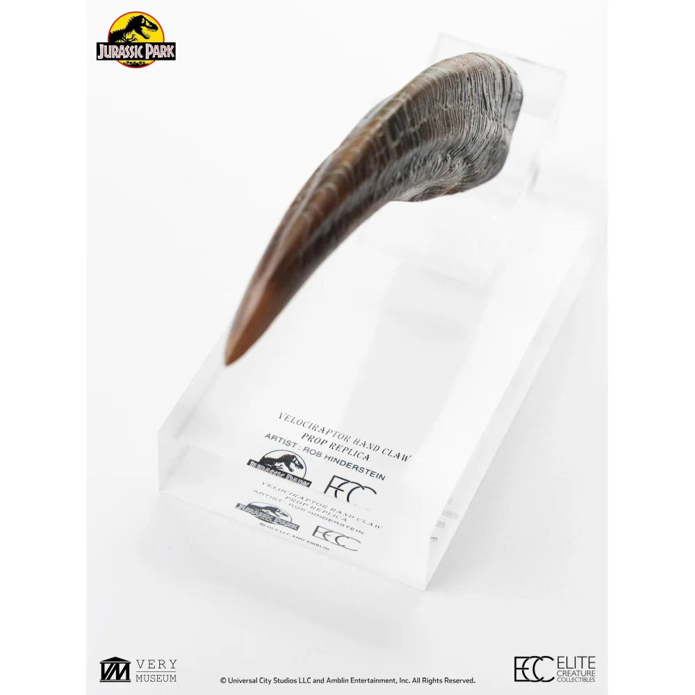 Jurassic Park Elite Creature Line Velociraptor Hand Claw Prop (12cm) Bild 1