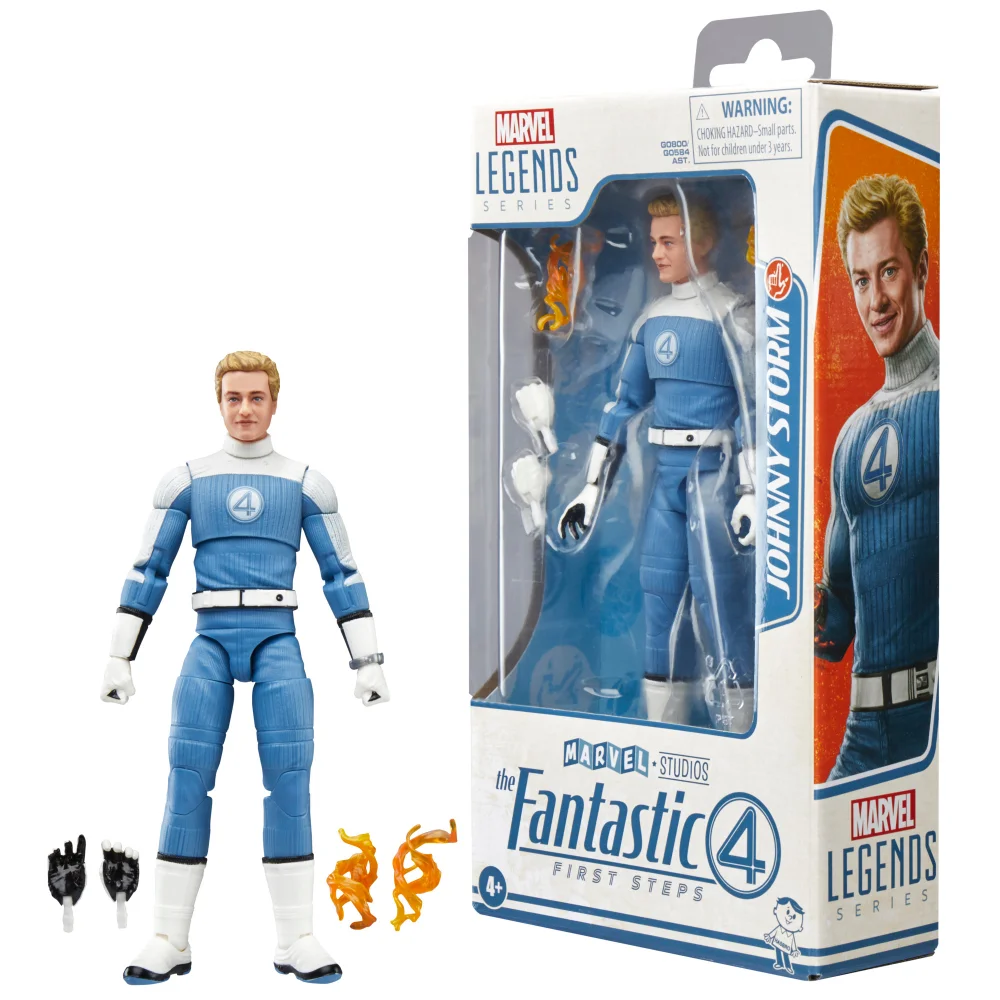 Hasbro Marvel Legends Series Johnny Storm, The Fantastic Four: First Steps 6" Action Figure Bild 1