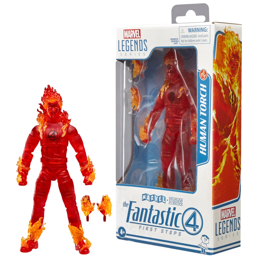 Hasbro Marvel Legends Series Human Torch, The Fantastic Four: First Steps 6" Action Figure Bild 1
