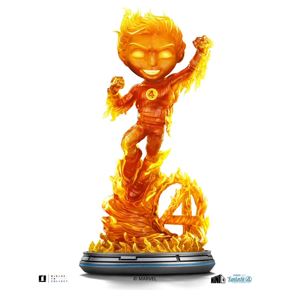 Iron Studios Fantastic Four Human Torch MiniCo Figure Bild 1
