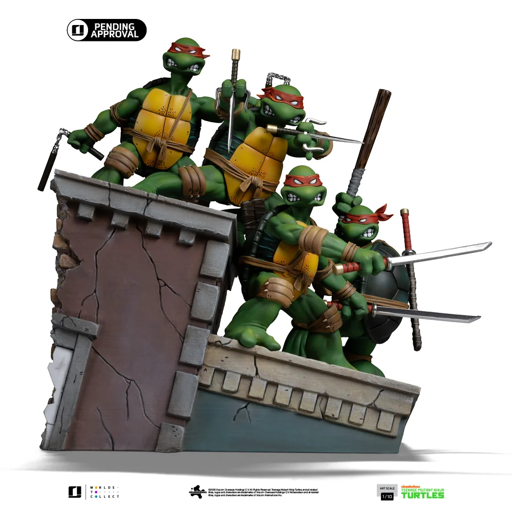 Iron Studios Teenage Mutant Ninja Turtles TMNT Set (Kevin Eastman Version) Art Scale 1/10 Statue Bild 1