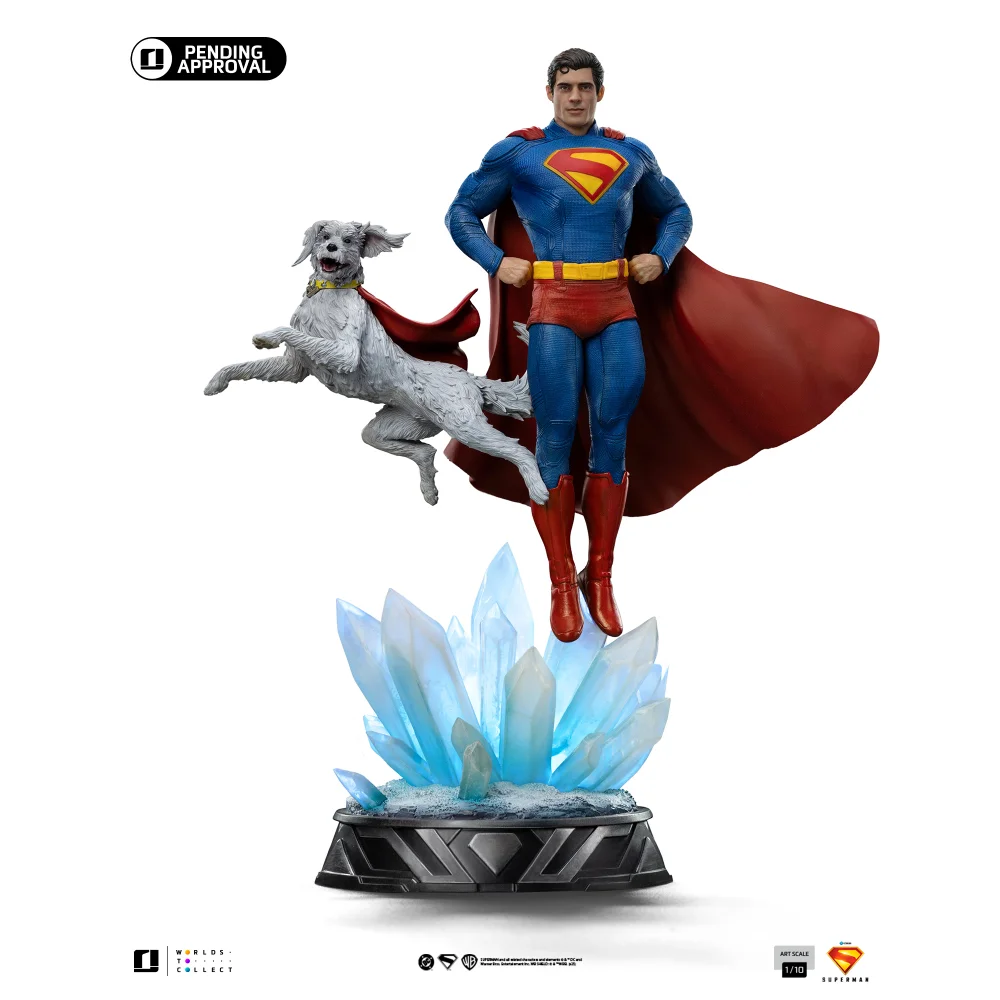 Iron Studios Superman Legacy Superman & Krypto Art Scale 1/10 Statue Bild 1