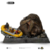 Iron Studios Jurassic World Rebirth T-Rex River Atack Demi Art Scale 1/20 Statue - undefined undefined