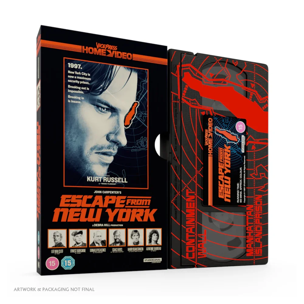 Escape From New York Limited Slipcase Edition VHS (Limited to 1000) Bild 1