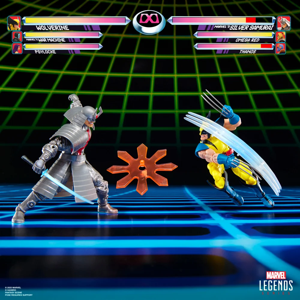 Hasbro Marvel Legends Series Gamerverse Wolverine vs Marvel's Silver Samurai 6-Inch Action Figures Bild 1