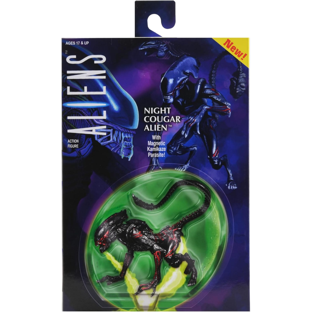 NECA Aliens 7in Fig-Ultimate Kenner Tribute Night Cougar Alien Bild 1