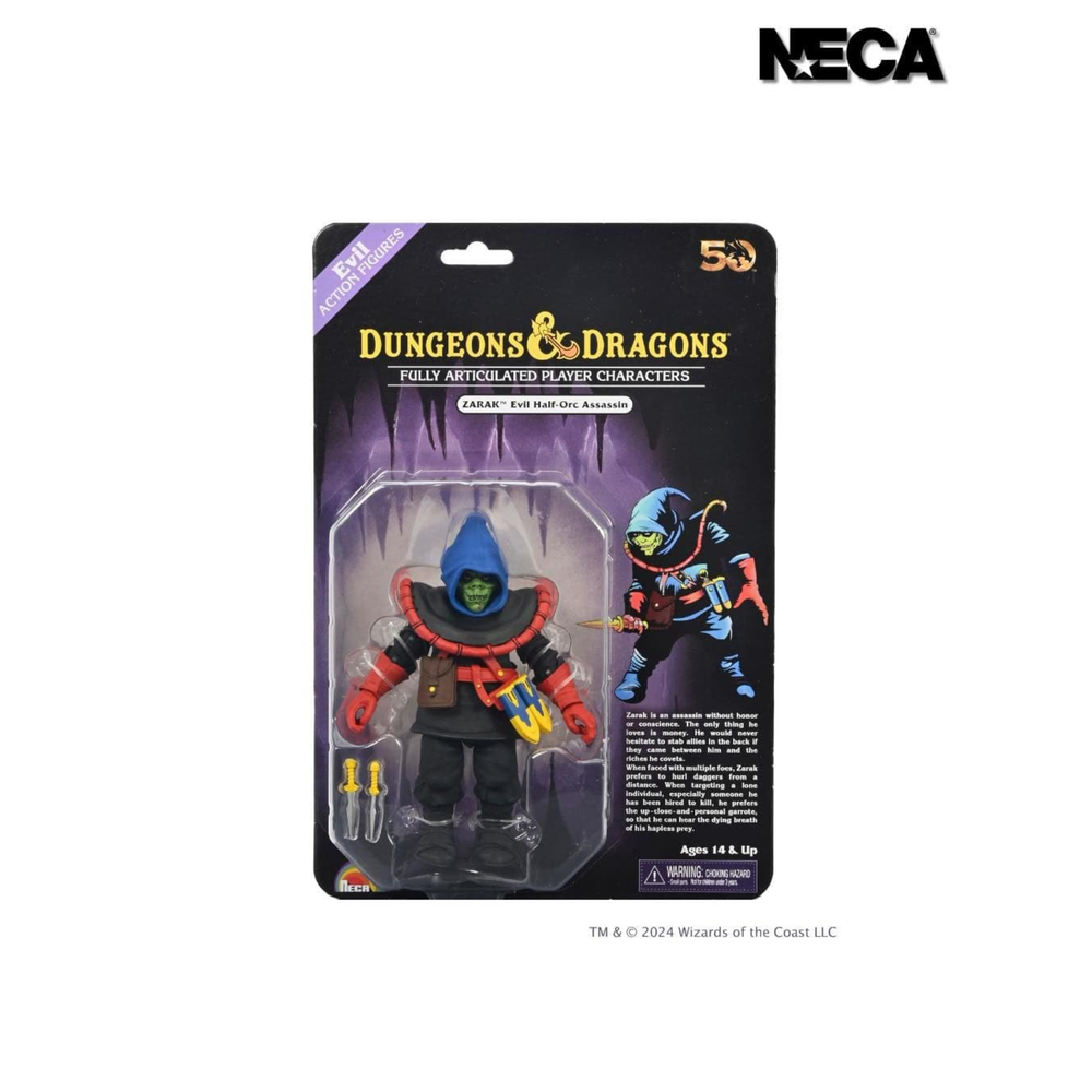 NECA D&D 50th Anniversary - Zarak 7in Scale Figure Bild 1