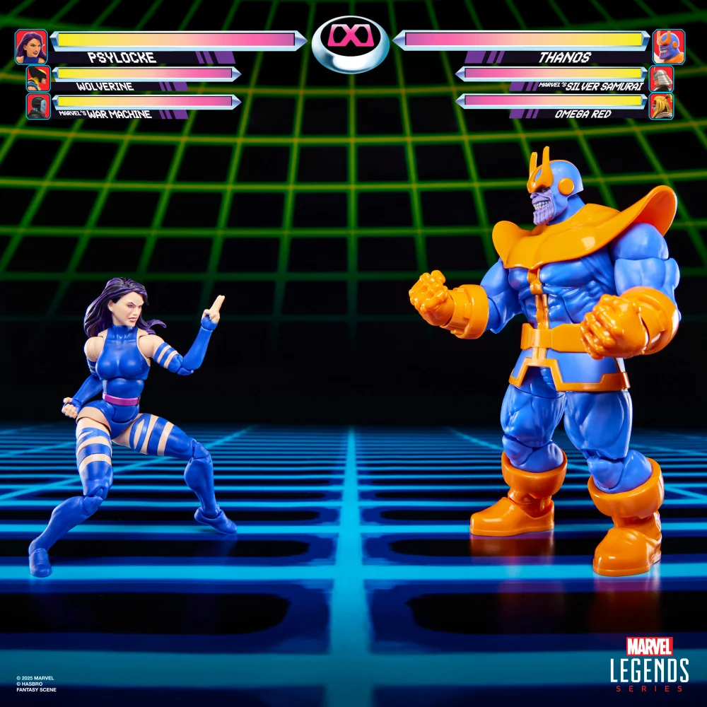 Hasbro Marvel Legends Series Gamerverse Psylocke vs. Thanos 6-Inch Action Figure Collectibles Bild 1