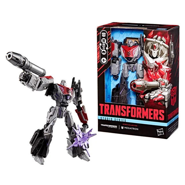 Hasbro Transformers Toys Studio Series War for Cybertron Megatron 6.5" Action Figure, 8+