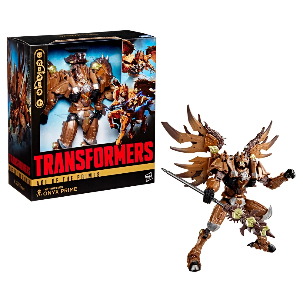 Hasbro Transformers Age of the Primes Leader Class The Thirteen Onyx Prime 7.5” Action Figure, 8+ Bild 1