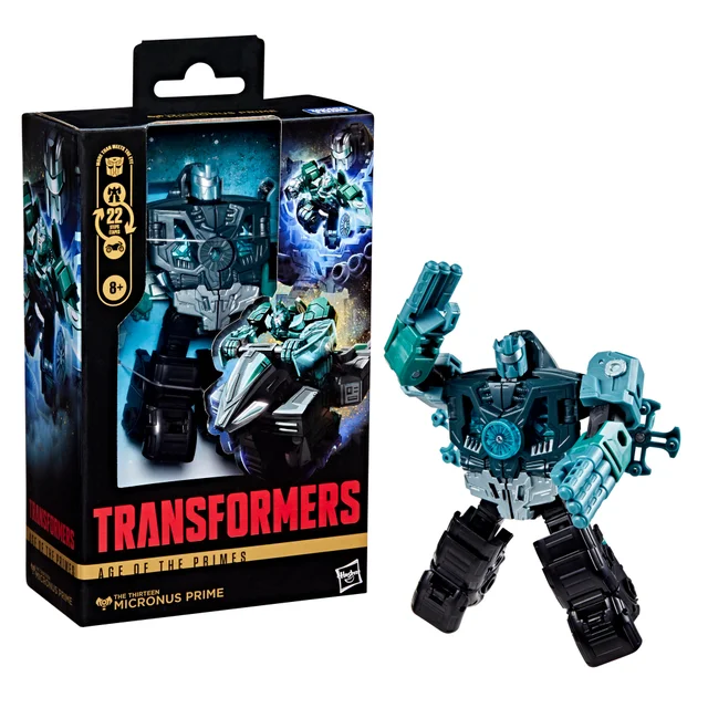 Hasbro Transformers Toys Age of the Primes The Thirteen Micronus Prime 5.5" Action Figure, 8+