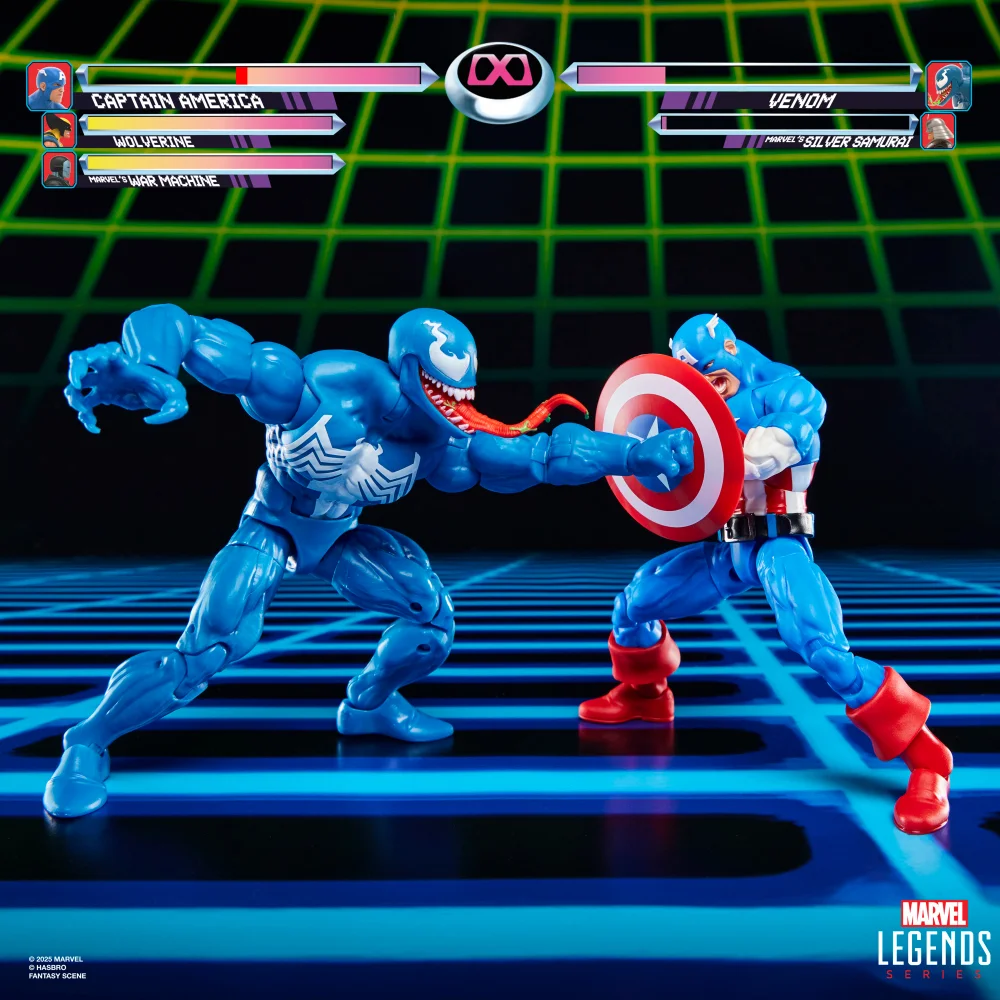 Hasbro Marvel Legends Series Gamerverse Captain America vs Venom 6-Inch Action Figures Bild 1
