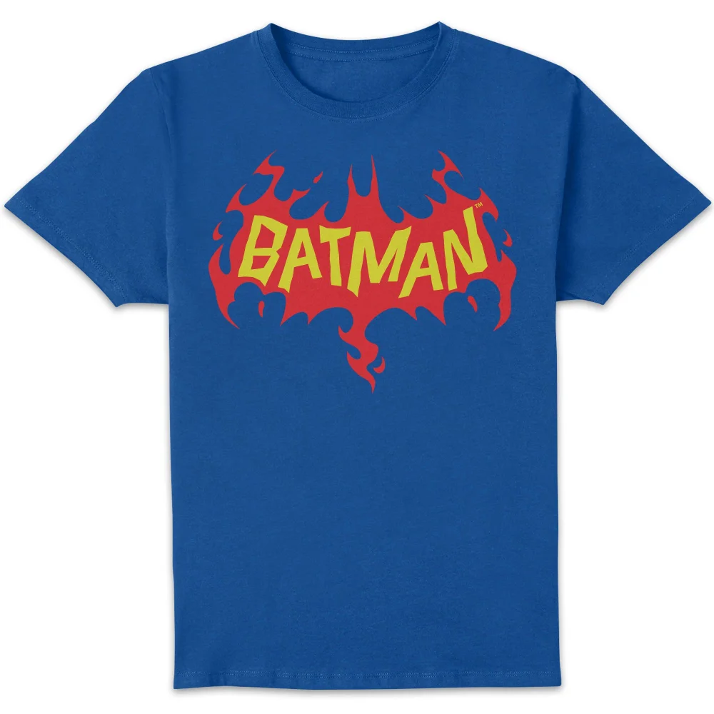 DC Comics Batman Flame Unisex T-Shirt - Blue - S Bild 1